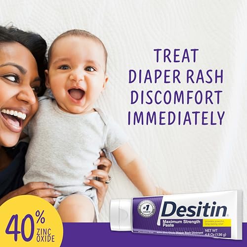 Desitin Maximum Strength Diaper Rash Cream, 40% Zinc Oxide