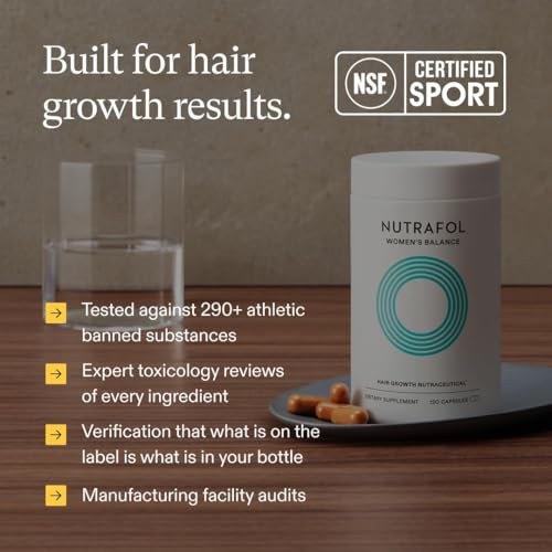 Nutrafol Women's Balance Hair Growth Supplements, Age 45+ – 1-Month Supply