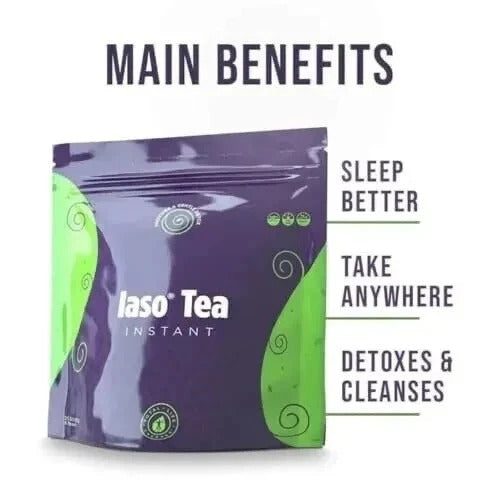 25 Sachets 100% Original IASO Natural Detox Instant Tea