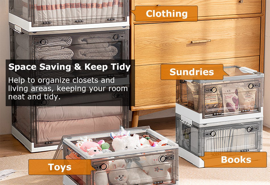Stackable Box Closet Organizers