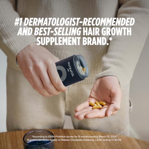 Nutrafol Men Hair Growth Supplements, Ages 18–49 – 1-Month Supply