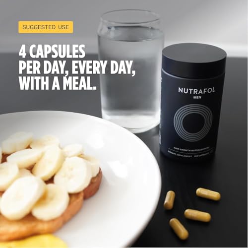 Nutrafol Men Hair Growth Supplements, Ages 18–49 – 1-Month Supply