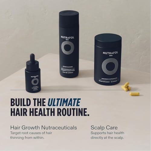 Nutrafol Men Hair Growth Supplements, Ages 18–49 – 1-Month Supply