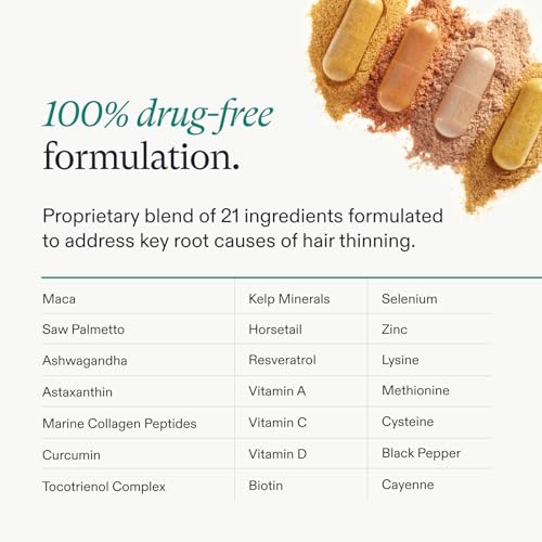 Nutrafol Women's Balance Hair Growth Supplements, Age 45+ – 1-Month Supply