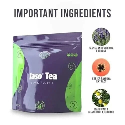 25 Sachets 100% Original IASO Natural Detox Instant Tea