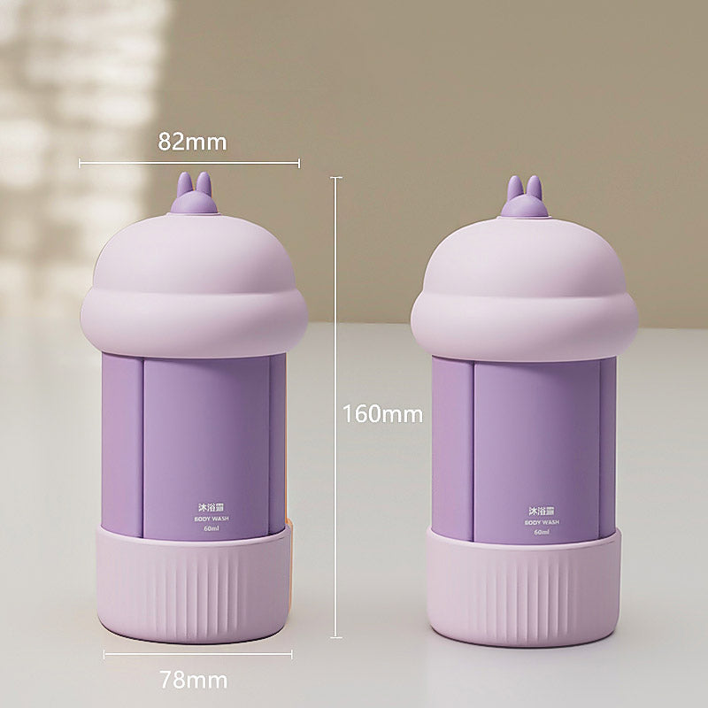 4-in-1 Portable Travel Soap & Shampoo Dispenser | Leak-Proof